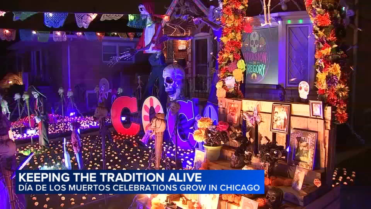 From family altars to local celebrations, Chicago Día de los Muertos traditions draw new audiences
       — ABC7 Chicago (WLS-TV)