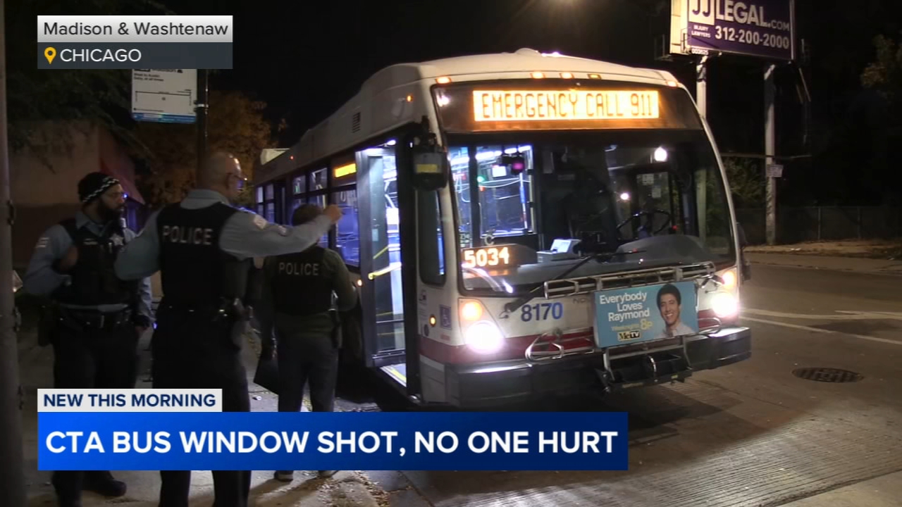 CTA bus hit by gunfire in East Garfield Park, police say
       — ABC7 Chicago (WLS-TV)