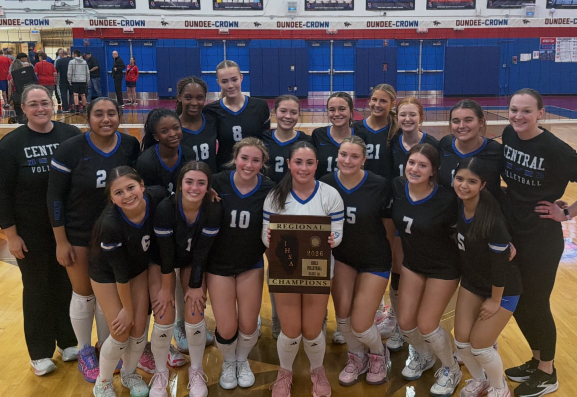 Burlington Central volleyball wins third straight regional, first in 4A: Thursday’s Northwest Herald roundup — Oak Brook Schools news